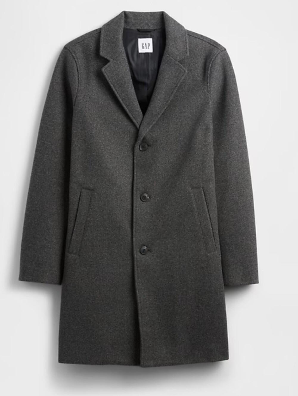 GAP Women's Relaxed Charcoal Gray  Top Coat Lined  Winter NWT MSRP $149.99